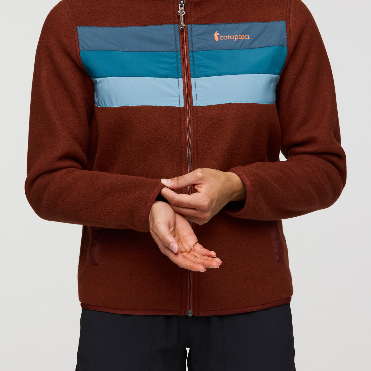Teca Fleece Full-Zip Jacket - Women's, Copper Coast, Model London