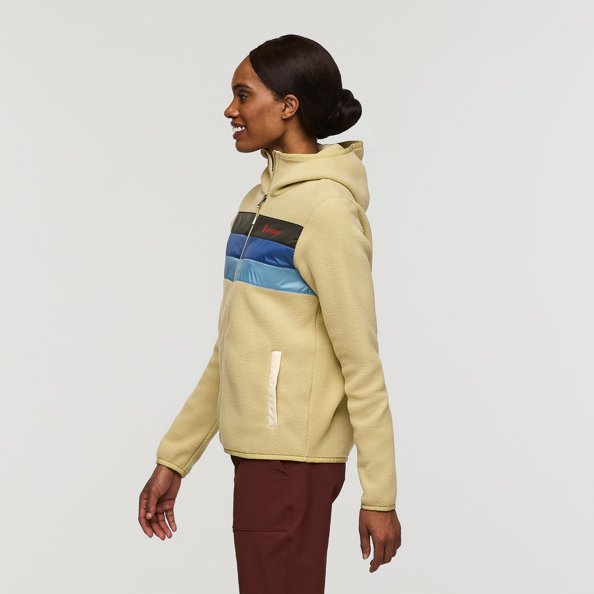 Teca Fleece Hooded Full-Zip Jacket - Women's, A La Playa, Model Sydney