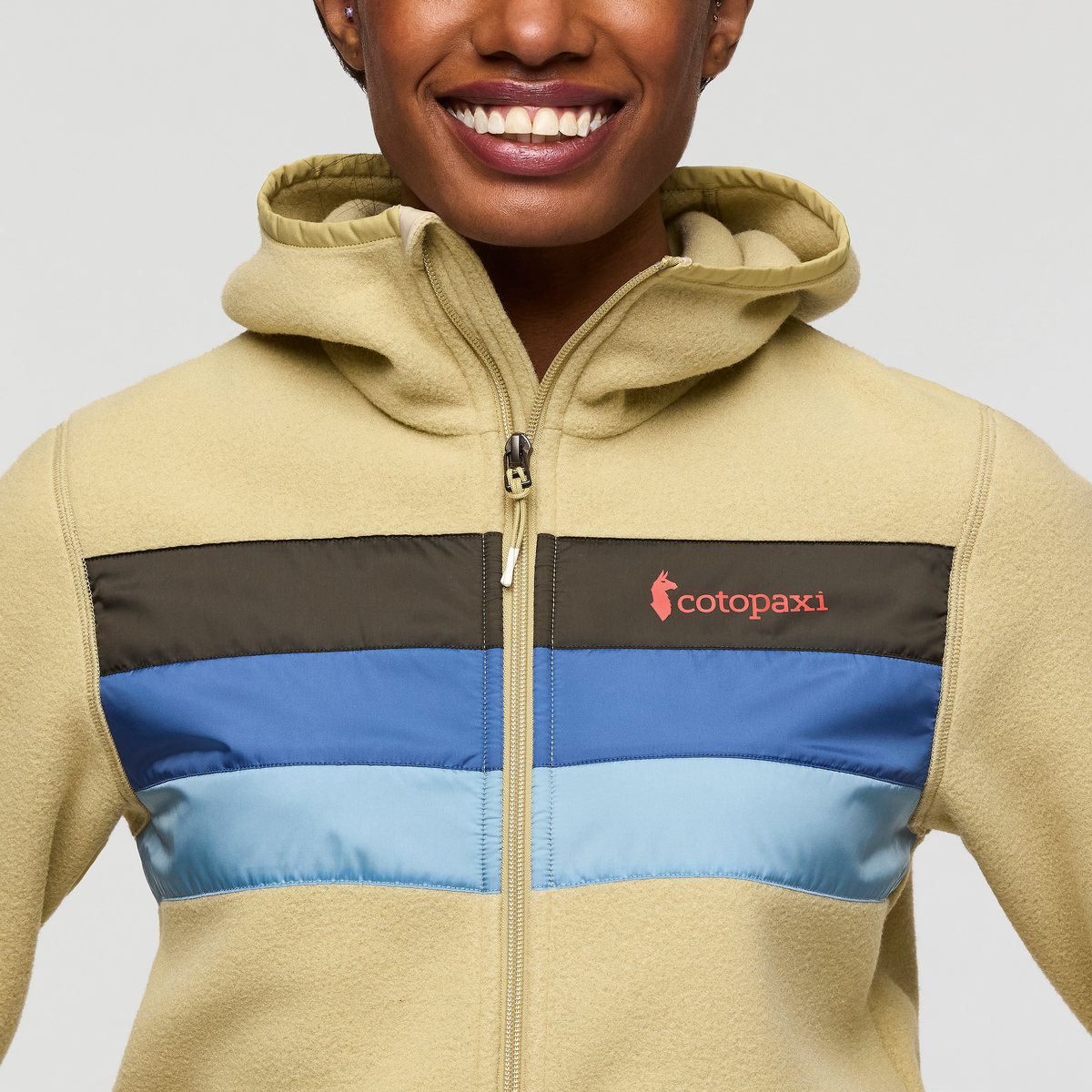 Teca Fleece Hooded Full-Zip Jacket - Women's, A La Playa, Model Sydney