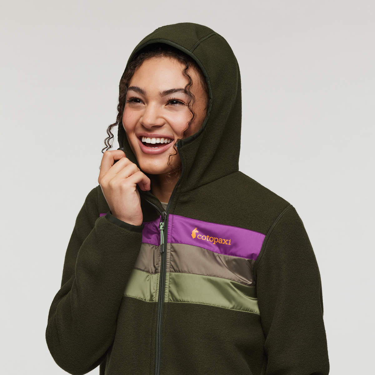 Teca Fleece Hooded Full-Zip Jacket - Women's, Woodland Fairy, Model London