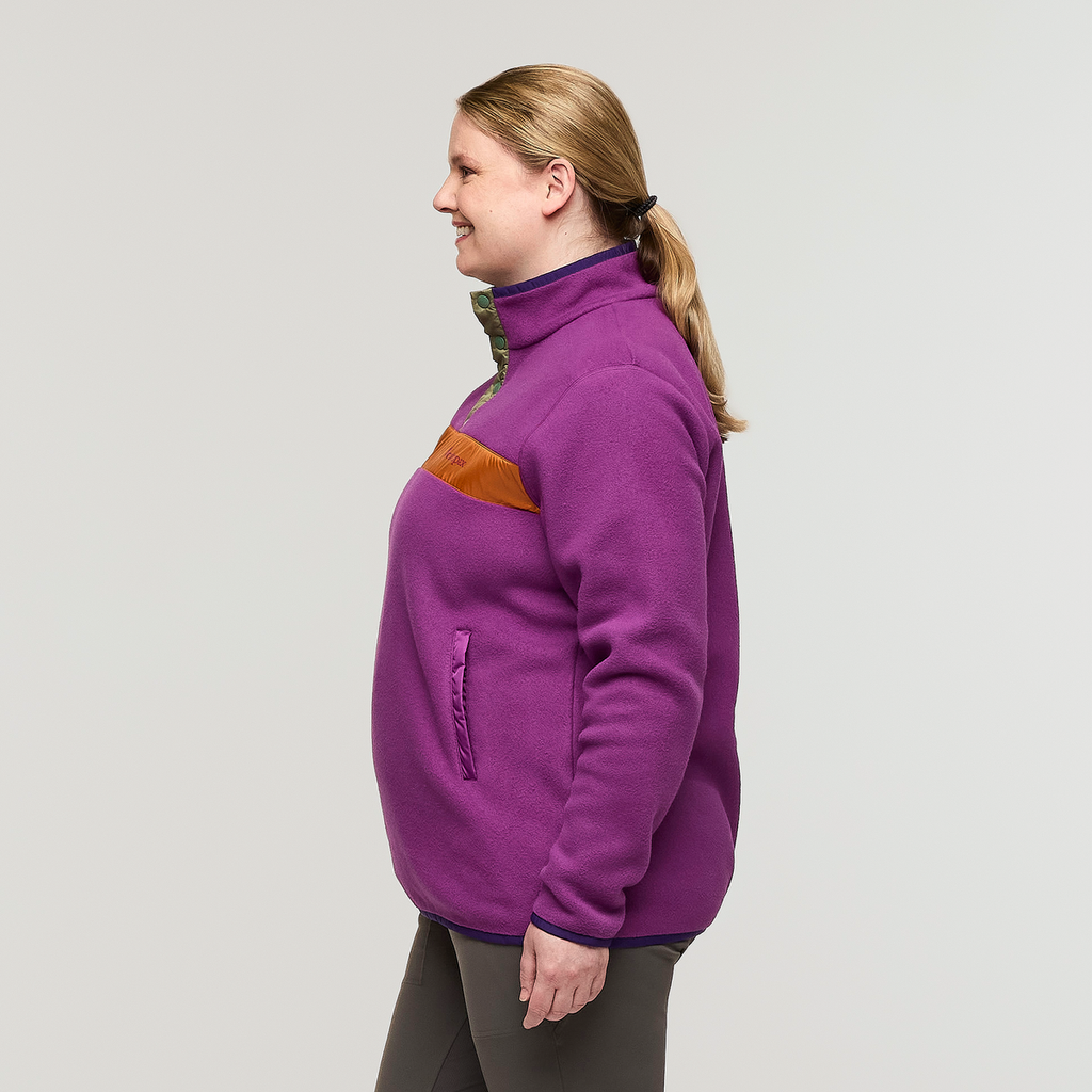 Teca Fleece Pullover - Women's, Birds of Paradise, Model Nicole