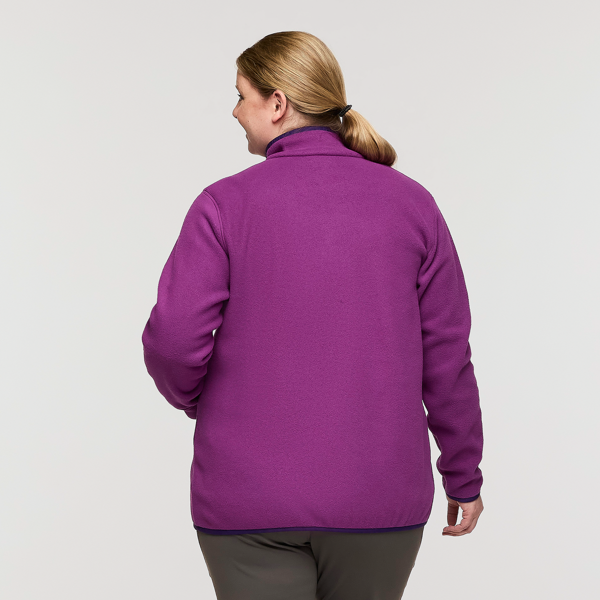 Teca Fleece Pullover - Women's, Birds of Paradise, Model Nicole