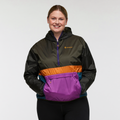 Teca Half-Zip Windbreaker - Women's, Tree Frog, Model Nicole