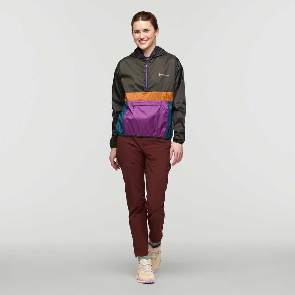 Teca Half-Zip Windbreaker - Women's, Tree Frog, Model Kathleen