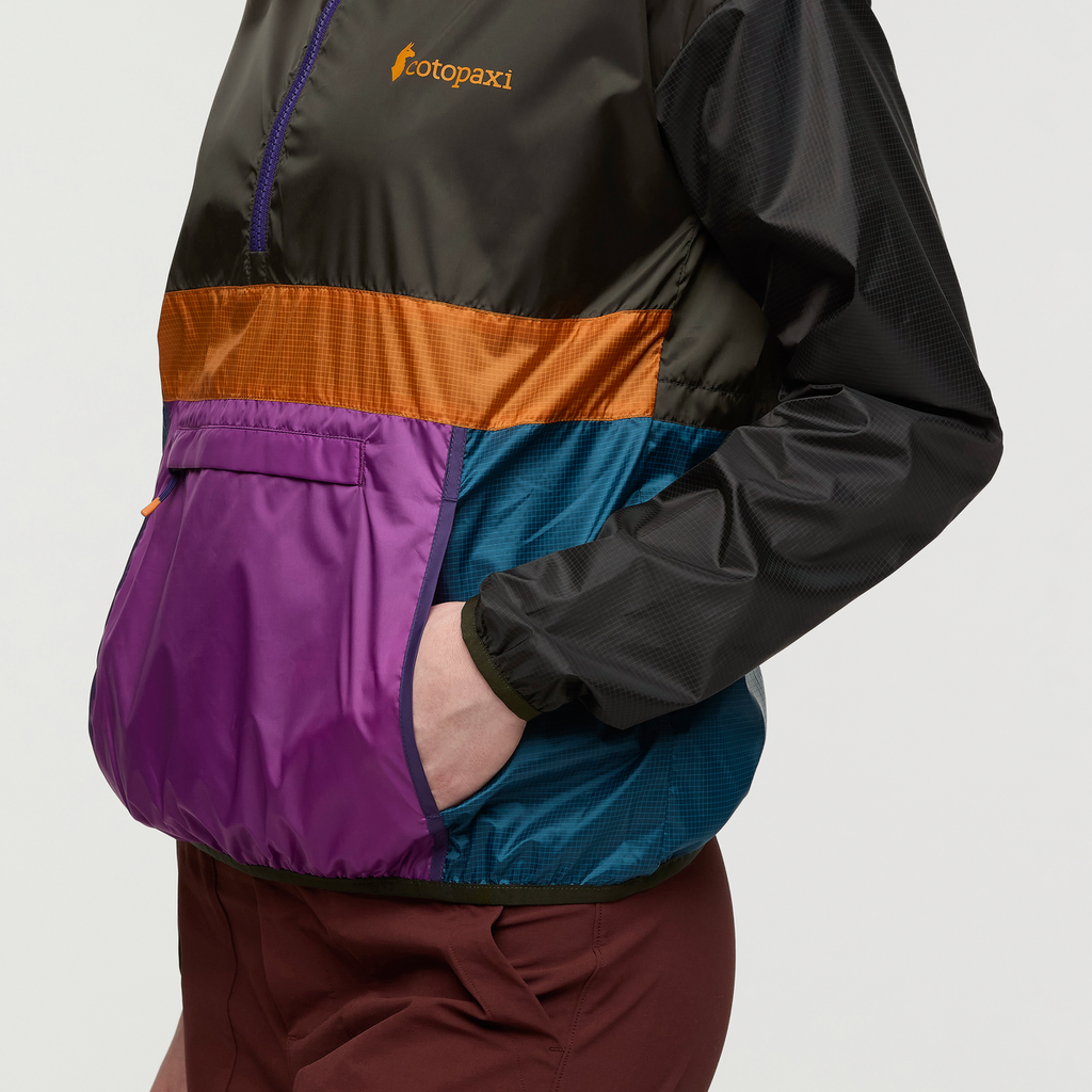 Teca Half-Zip Windbreaker - Women's, Tree Frog, Model Kathleen