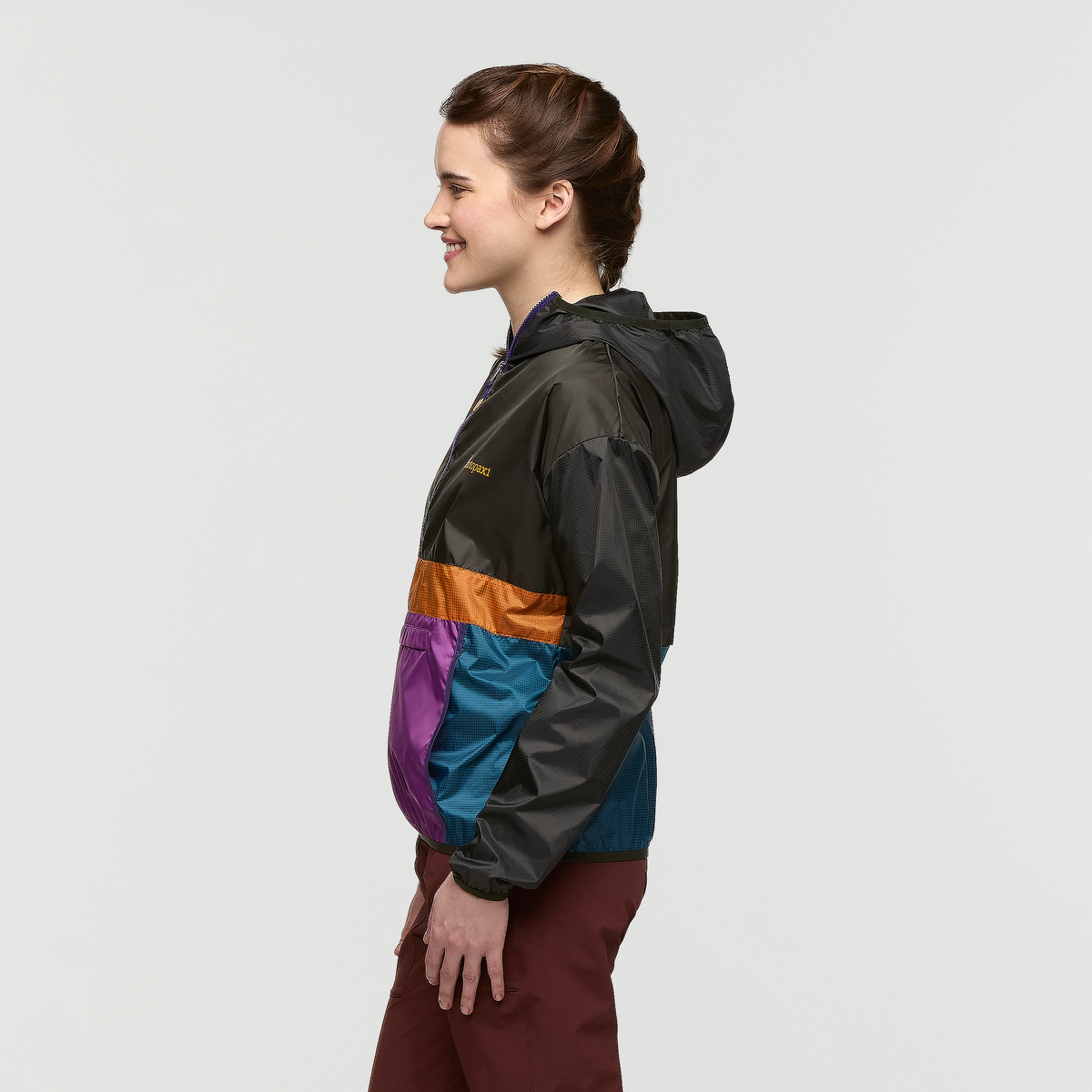 Teca Half-Zip Windbreaker - Women's, Tree Frog, Model Kathleen