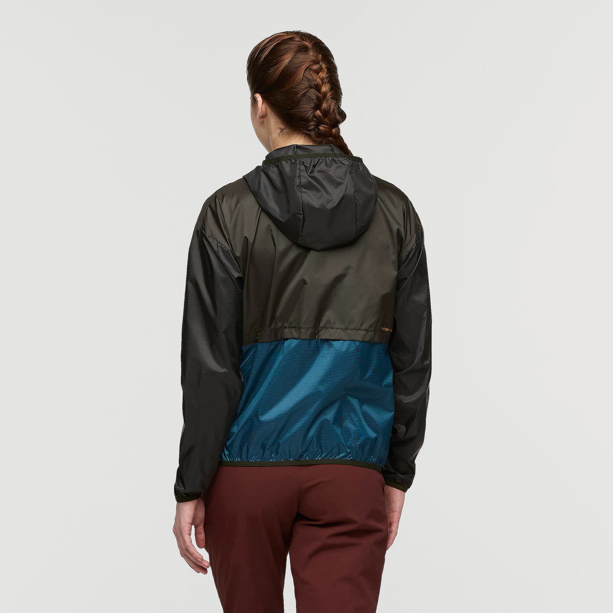 Teca Half-Zip Windbreaker - Women's, Tree Frog, Model Kathleen