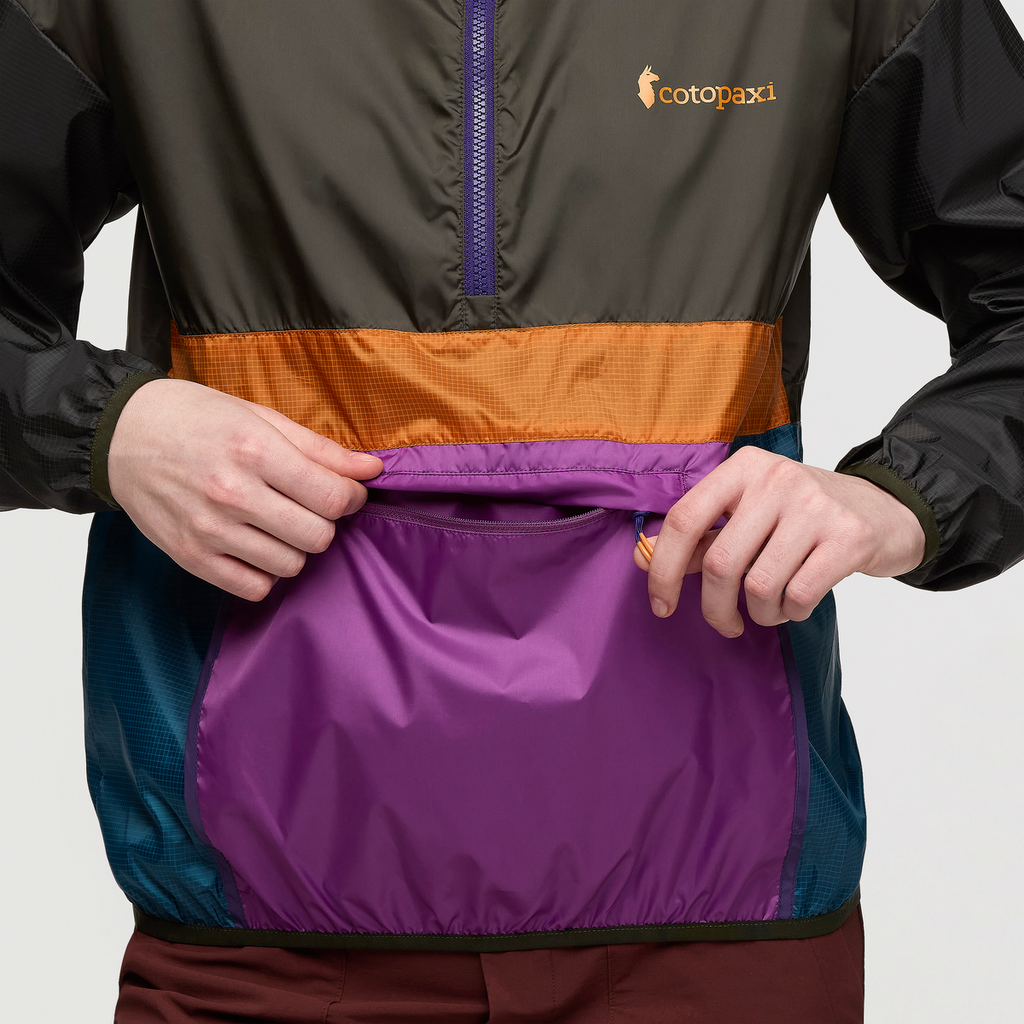 Teca Half-Zip Windbreaker - Women's, Tree Frog, Model Kathleen