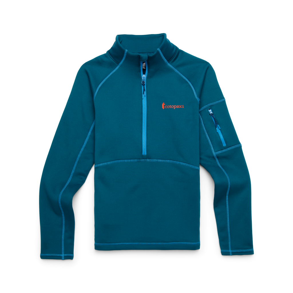 Tempa Fleece Half-Zip Pullover - Women's, Abyss, Model Sydney