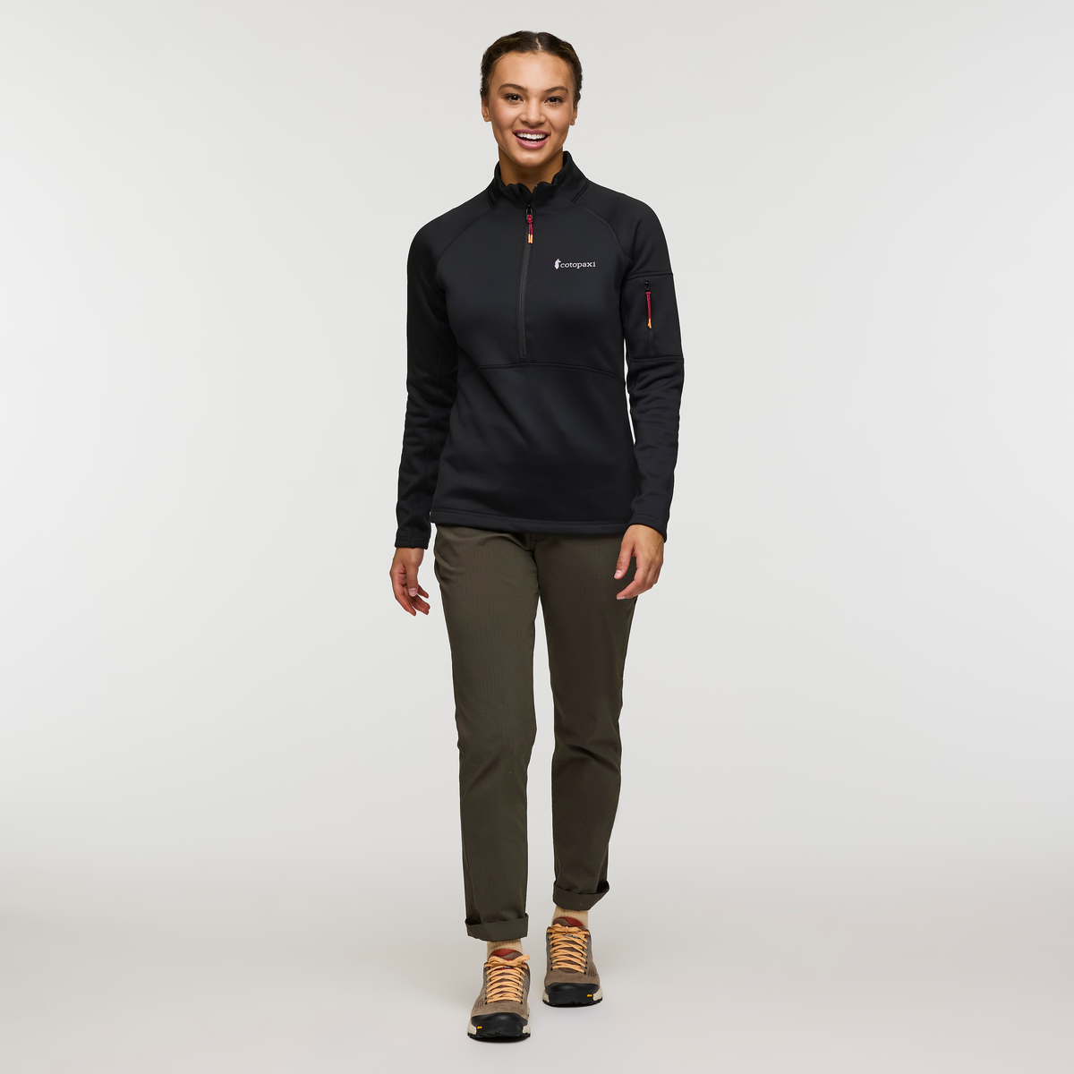 Tempa Fleece Half-Zip Pullover - Women's, Cotopaxi Black, Model London