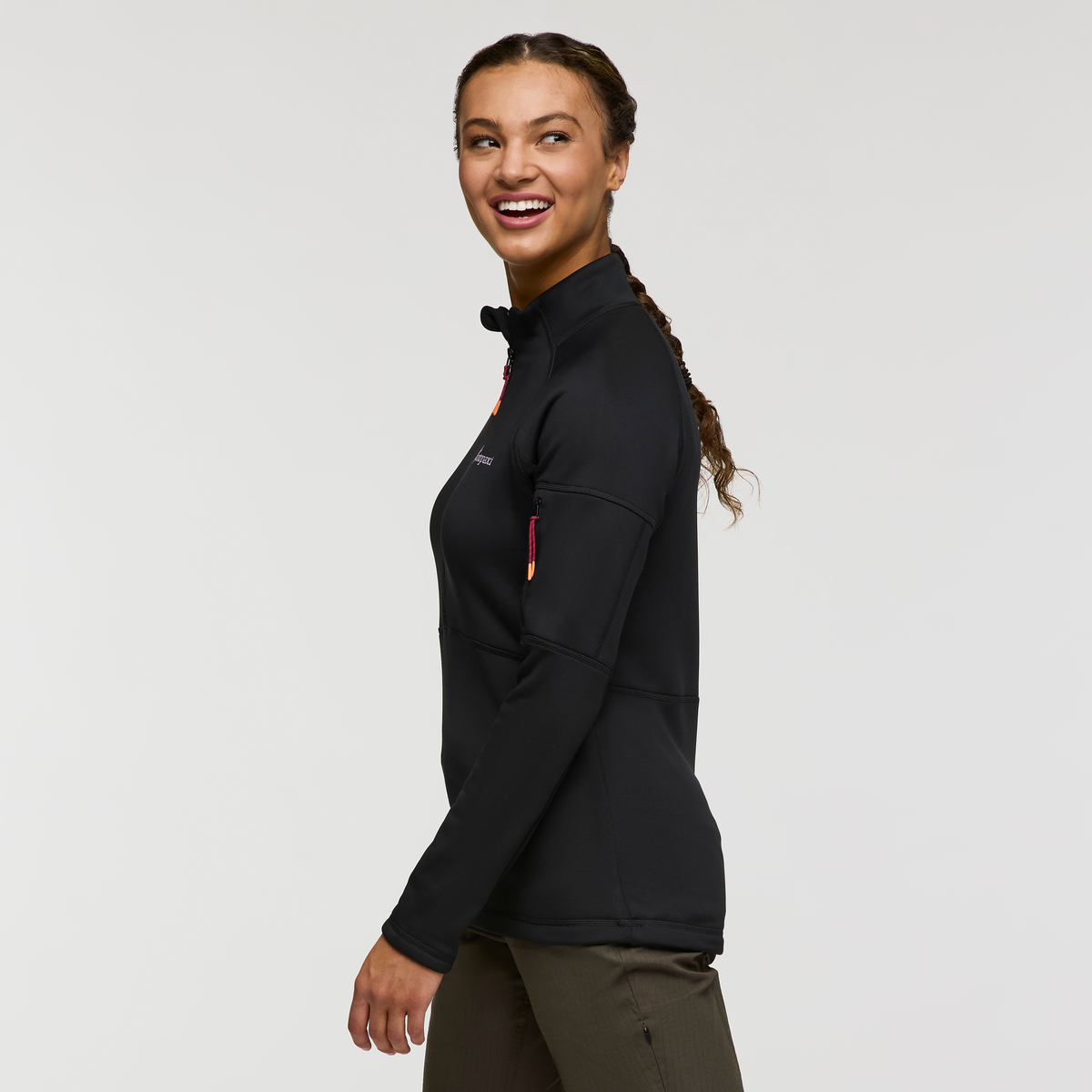 Tempa Fleece Half-Zip Pullover - Women's, Cotopaxi Black, Model London
