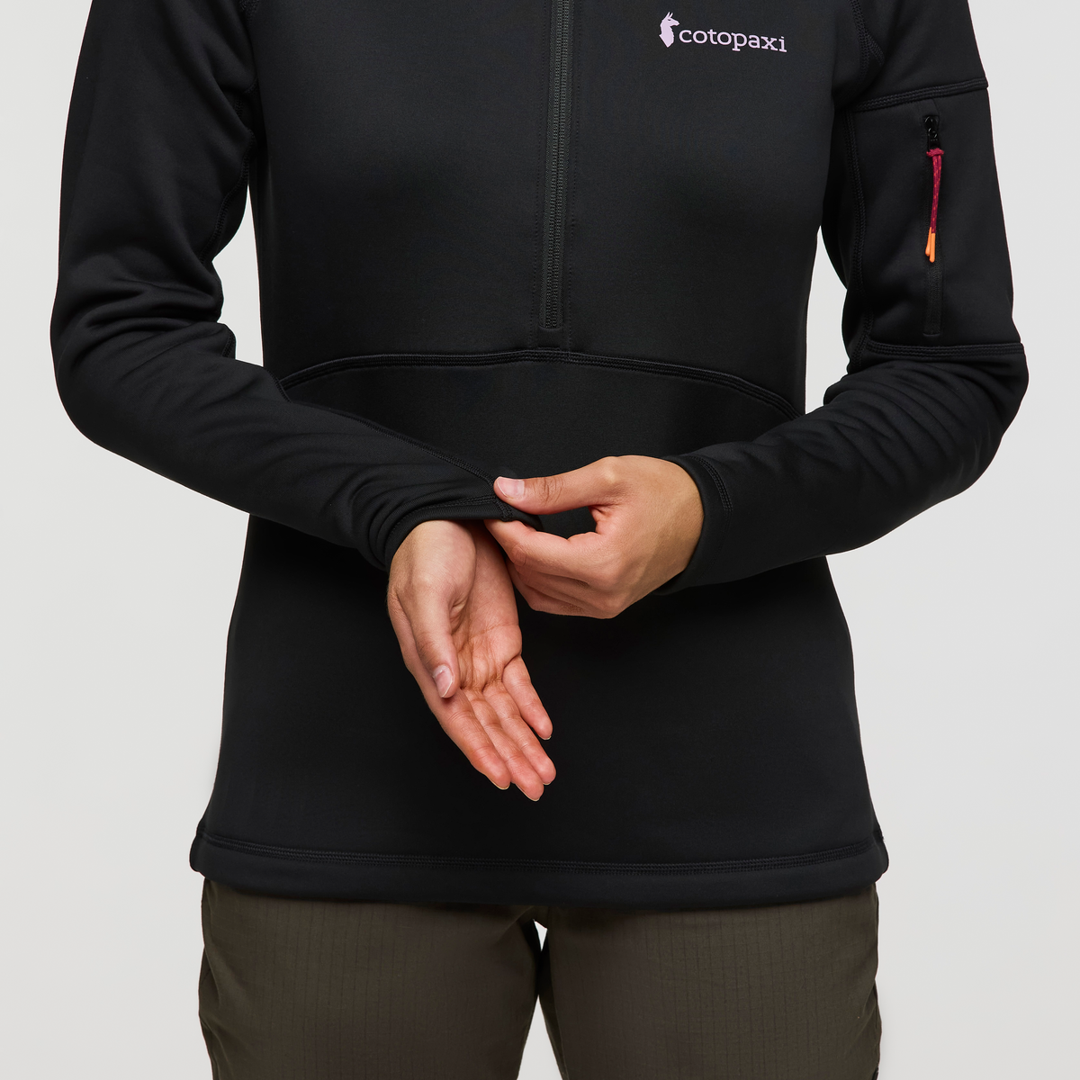 Tempa Fleece Half-Zip Pullover - Women's, Cotopaxi Black, Model London