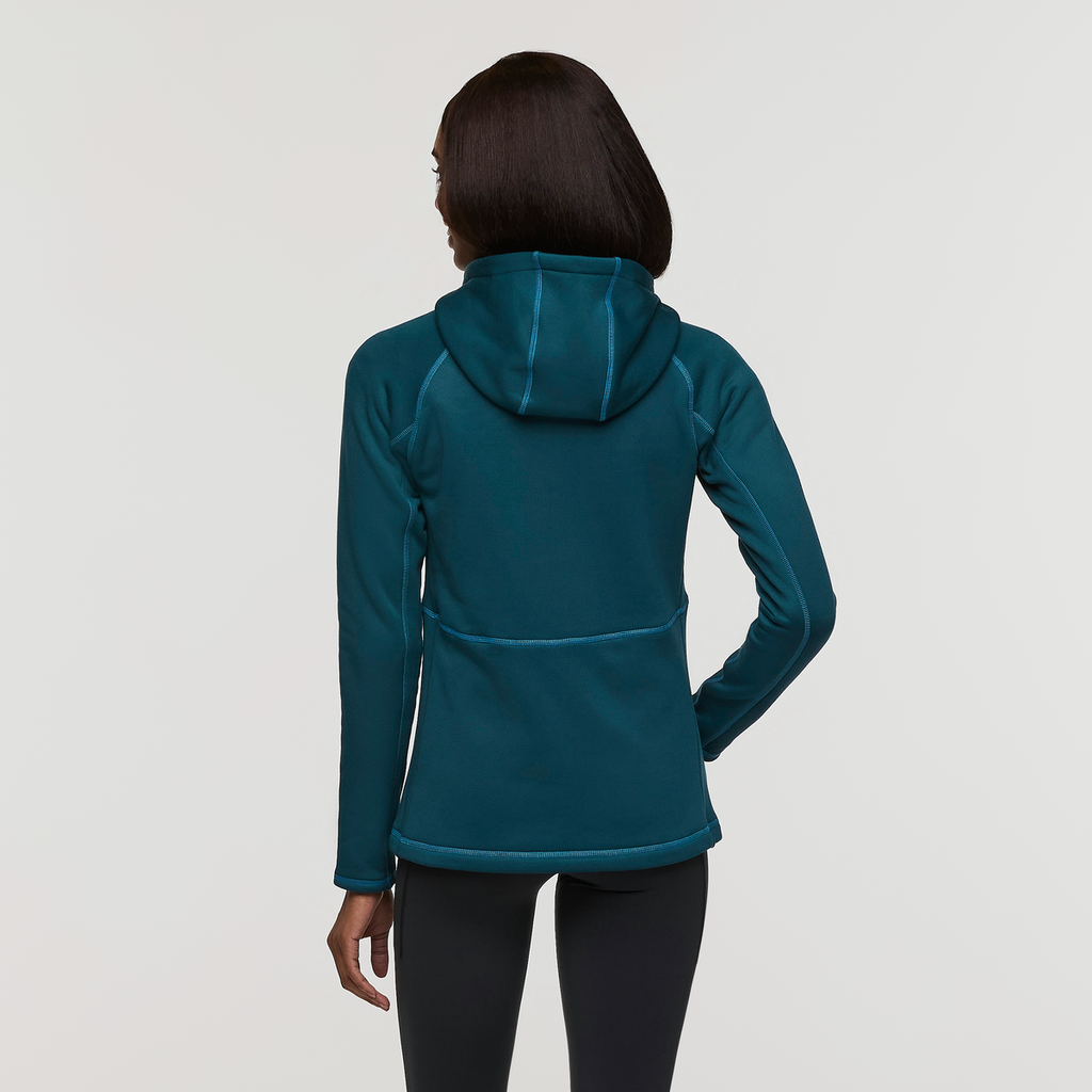 Tempa Fleece Hooded Jacket - Women's, Abyss, Model Sydney