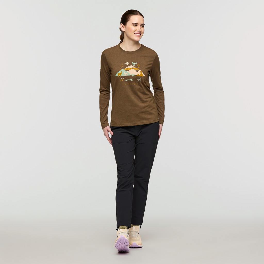 The Solstice Long-Sleeve T-Shirt - Women's, Live Oak, Model Kathleen