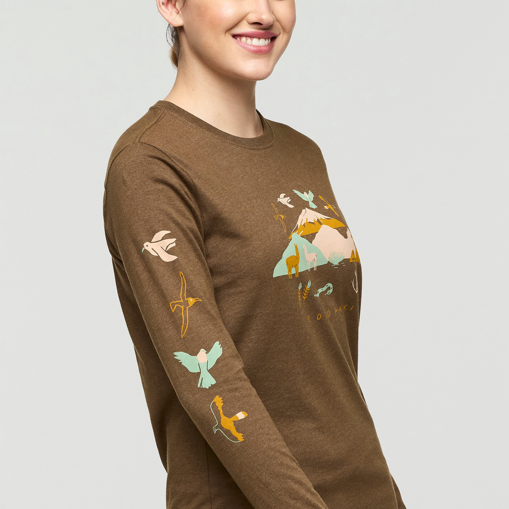 The Solstice Long-Sleeve T-Shirt - Women's, Live Oak, Model Kathleen