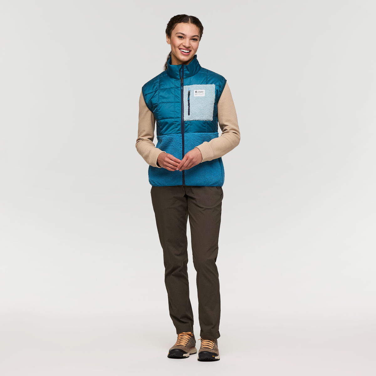 Trico Hybrid Vest - Women's, Abyss/Lake, Model London