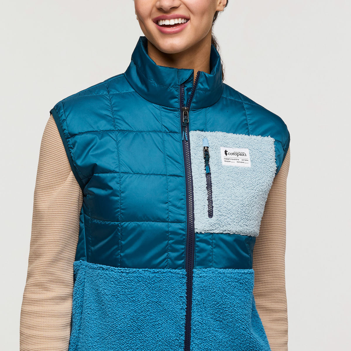 Trico Hybrid Vest - Women's, Abyss/Lake, Model London