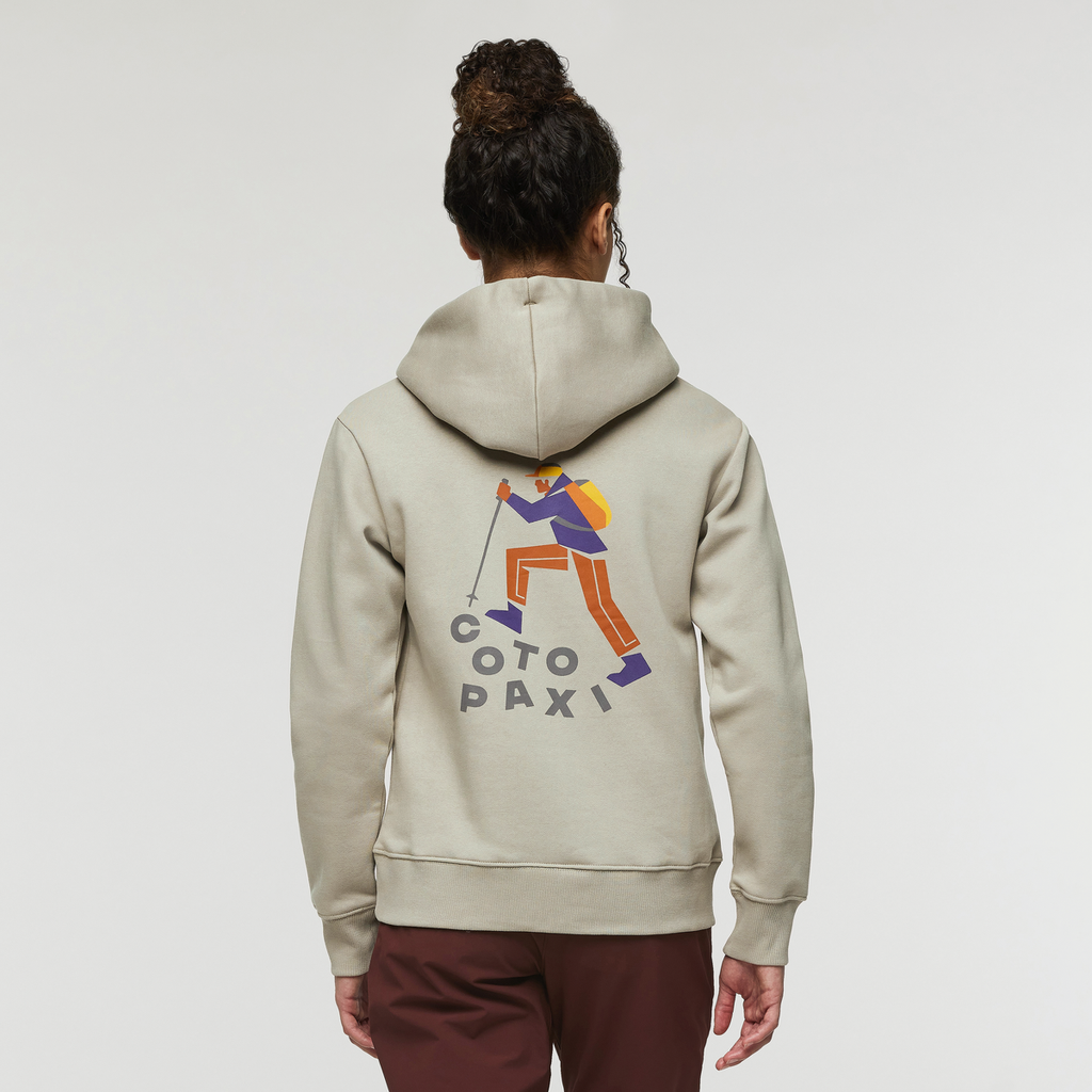 Up and Up Pullover Hoodie - Women's, Pebble, Model London