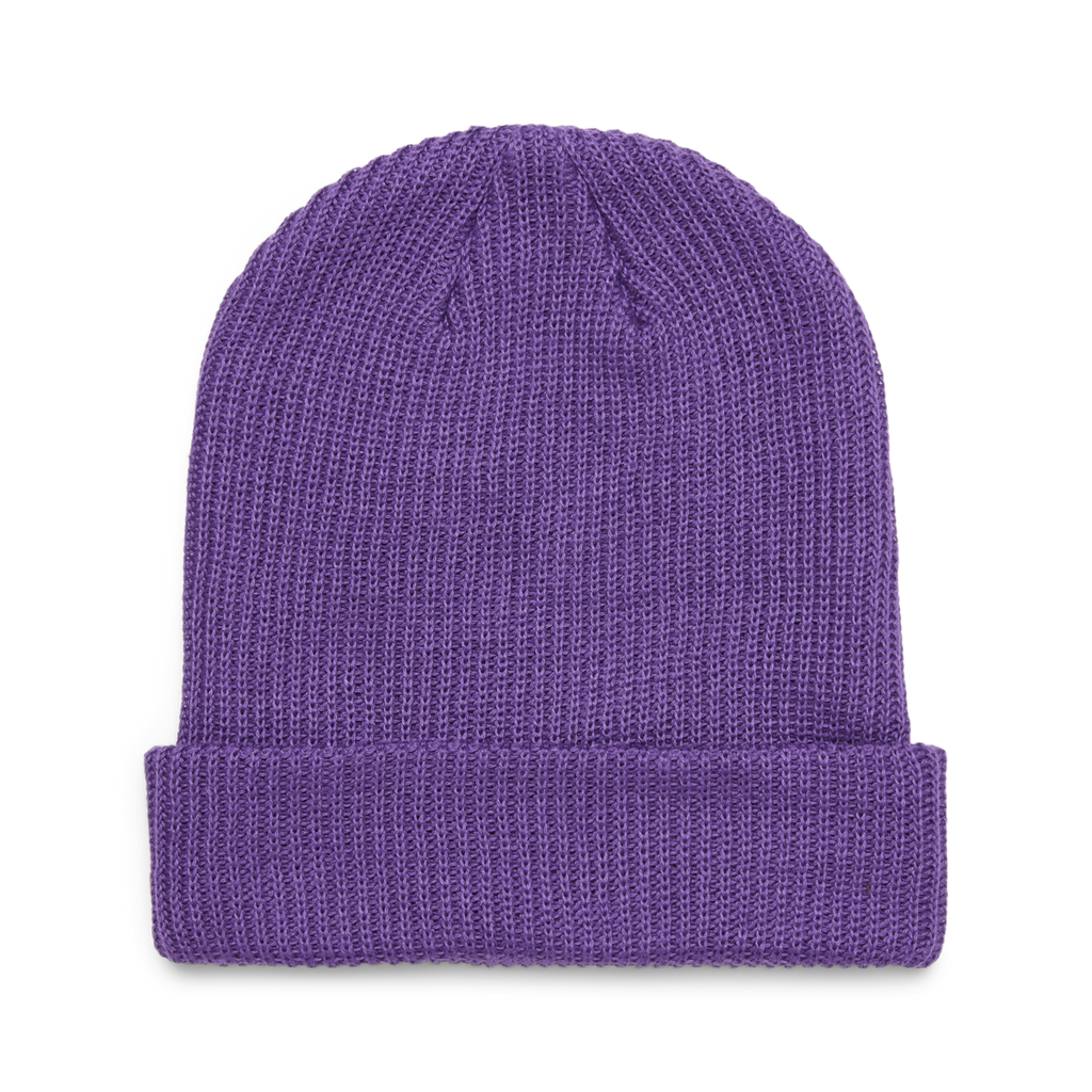 Wharf Beanie, Black Violet, Detail