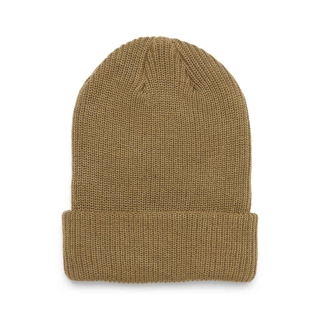 Wharf Beanie - Cotopaxi Patch, Live Oak, Detail