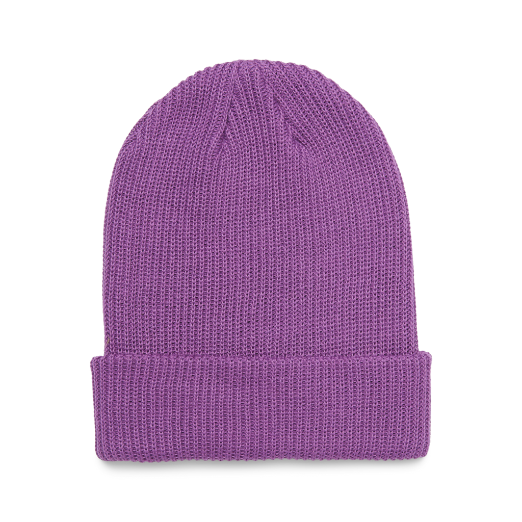 Wharf Beanie - Cotopaxi Patch, Mauve, Detail