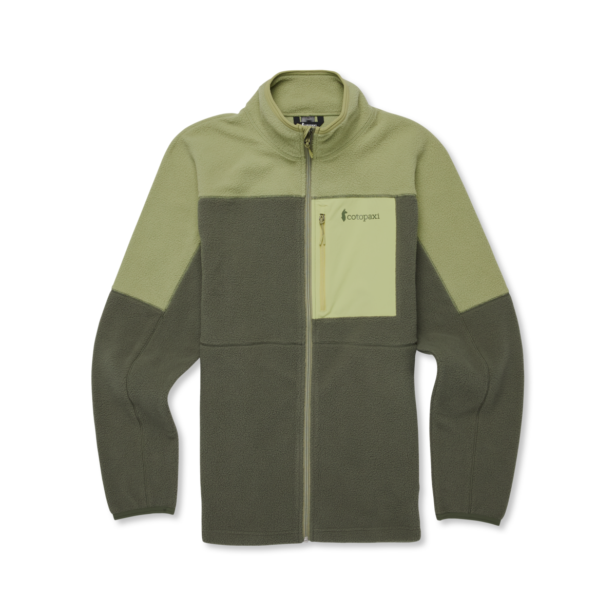 Abrazo Fleece Full-Zip Jacket - Men's, Seed/Fatigue