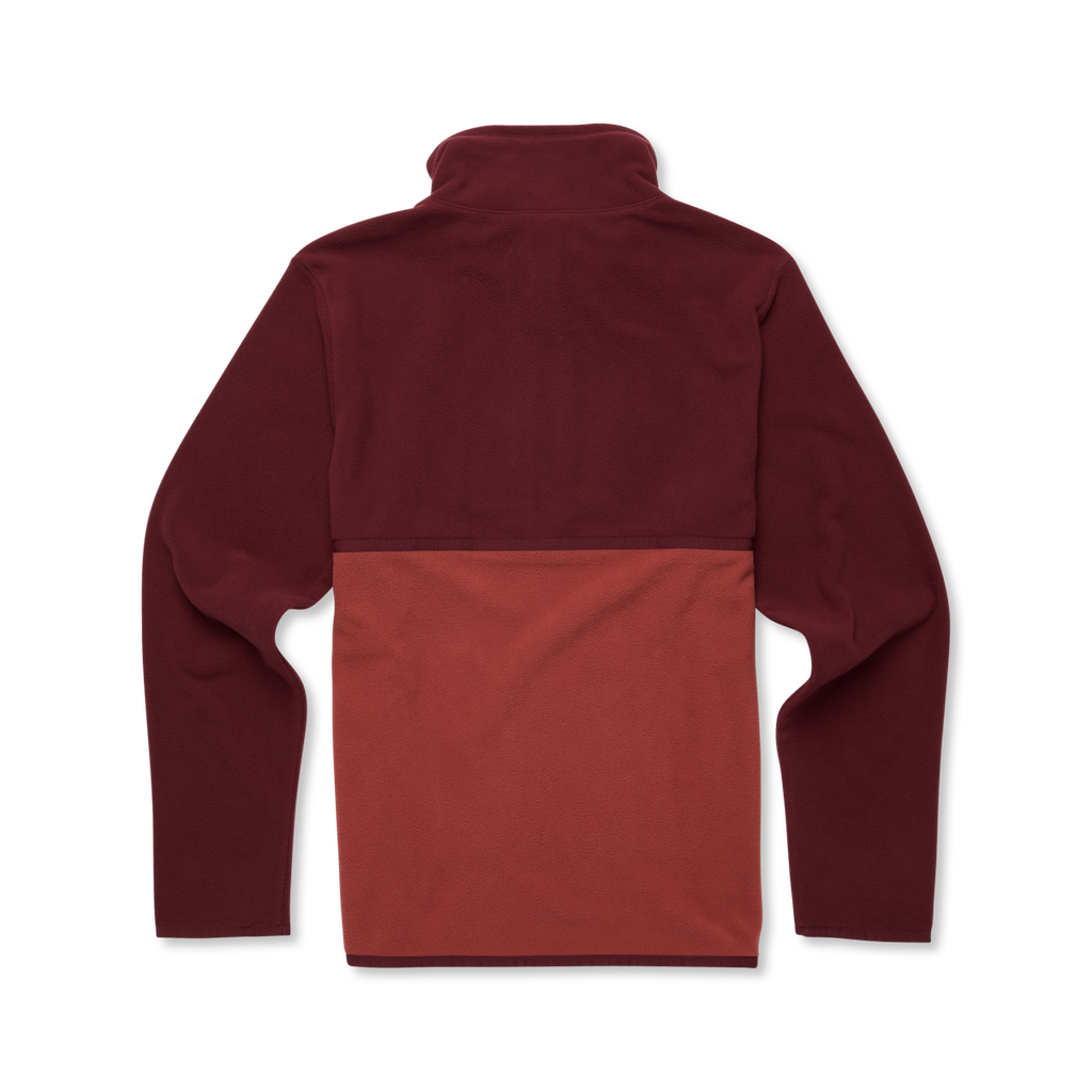 Amado Fleece Pullover - Men's, Mulberry/Nutmeg, Model Kai