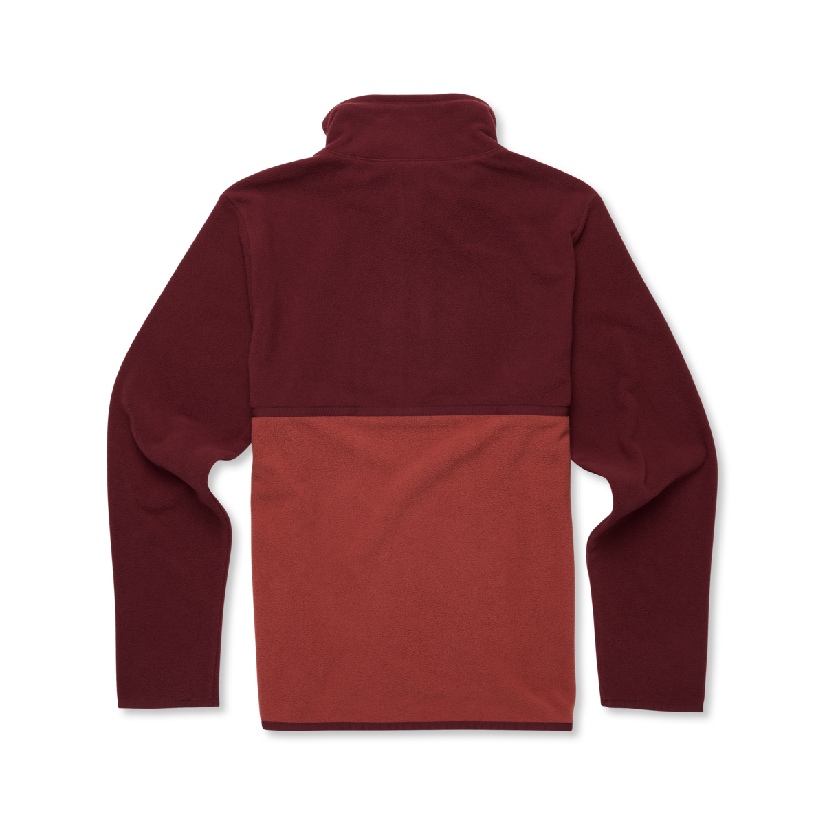 Amado Fleece Pullover - Men's, Mulberry/Nutmeg, Model Kai