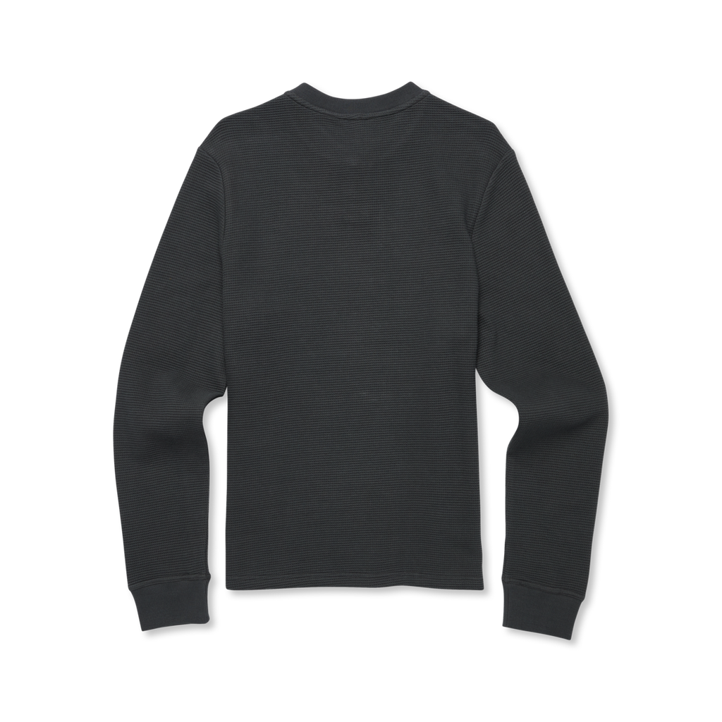 Atajo Long-Sleeve Waffle Henley - Men's, Charcoal, Model Kai