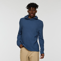 Atajo Long-Sleeve Waffle Hoodie - Men's, Deep Sea, Model Nicolas