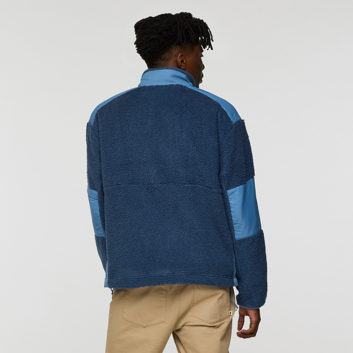 Bacano Fleece Jacket - Men's, Deep Sea/Fjord, Model Nicolas