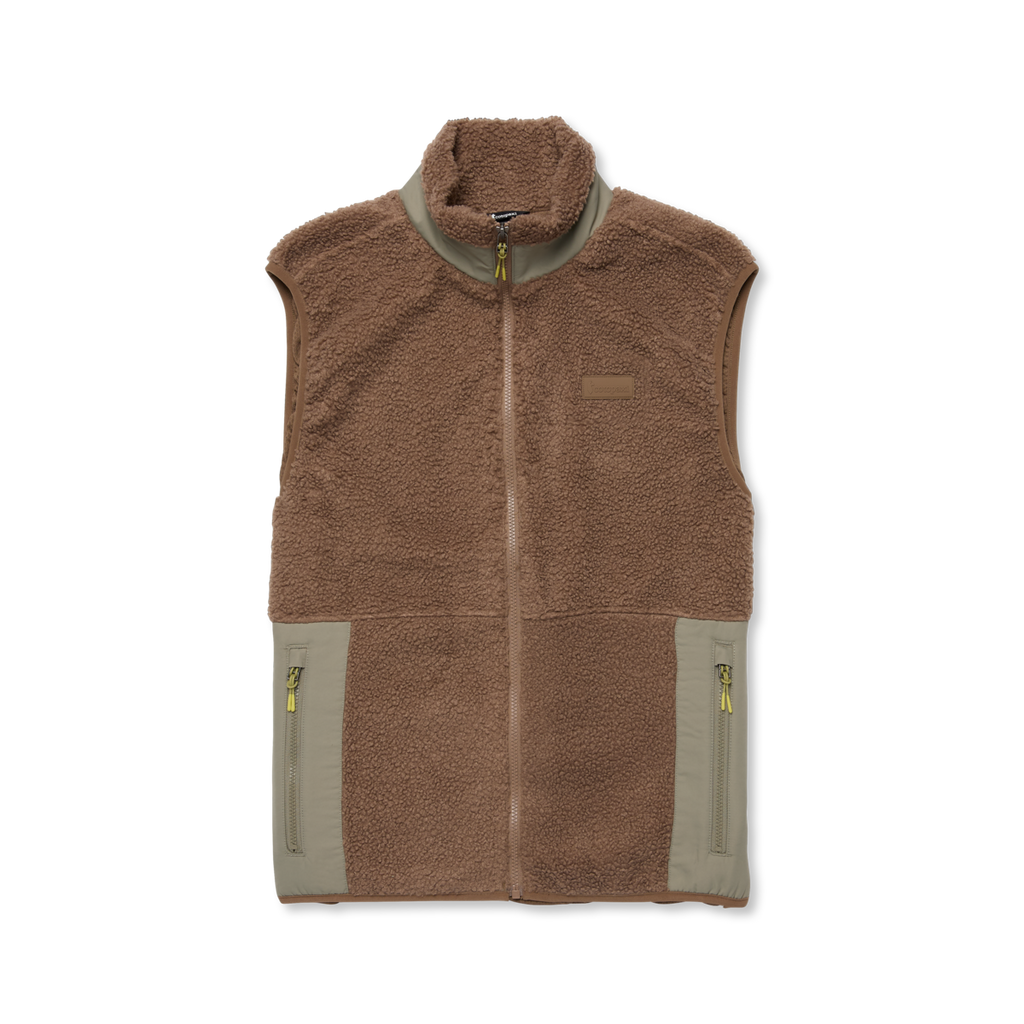 Bacano Fleece Vest - Men's, Dune, Model Kai