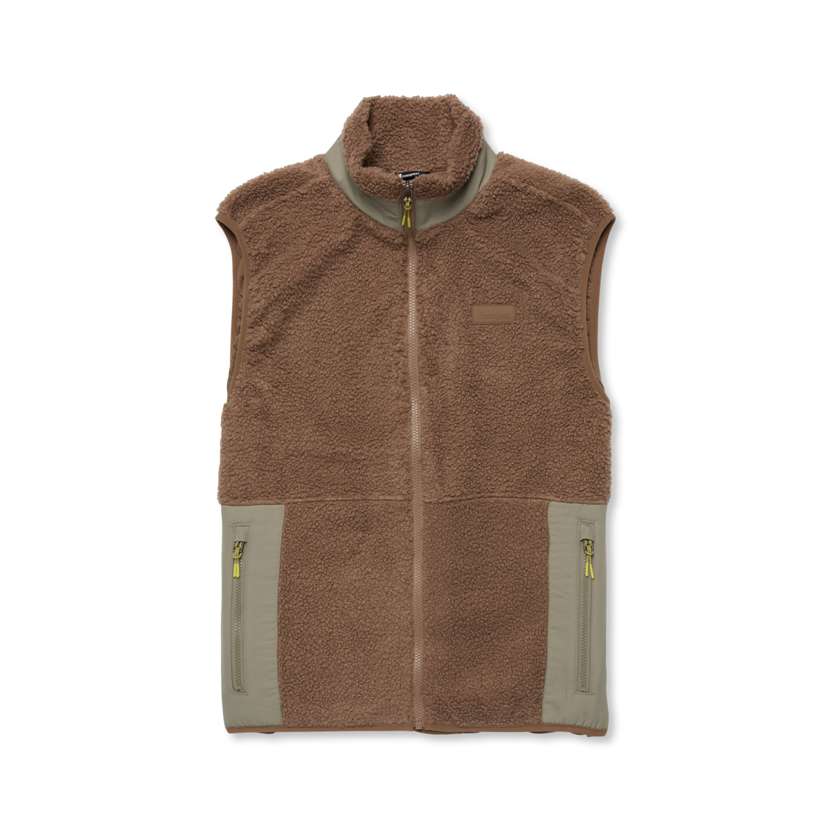 Bacano Fleece Vest - Men's, Dune, Model Kai