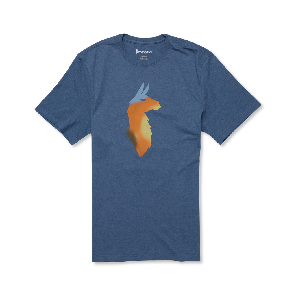 Bitmap Llama T-Shirt - Men's, Deep Sea