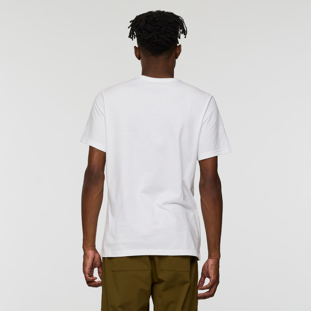 Bitmap Llama T-Shirt - Men's, White, Model Nicolas