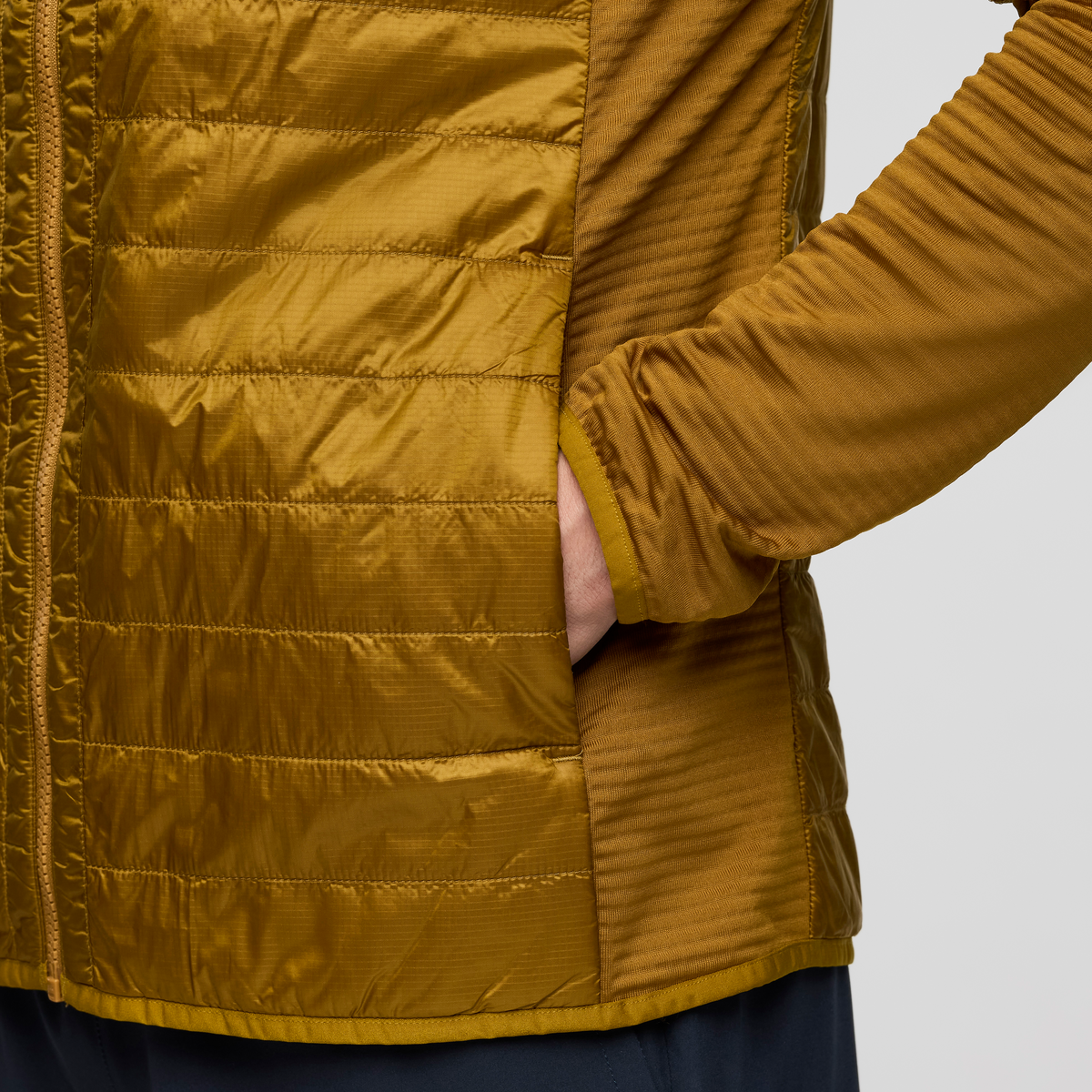 Capa Hybrid Insulated Hooded Jacket - Men's, Bronze, Model Jackson