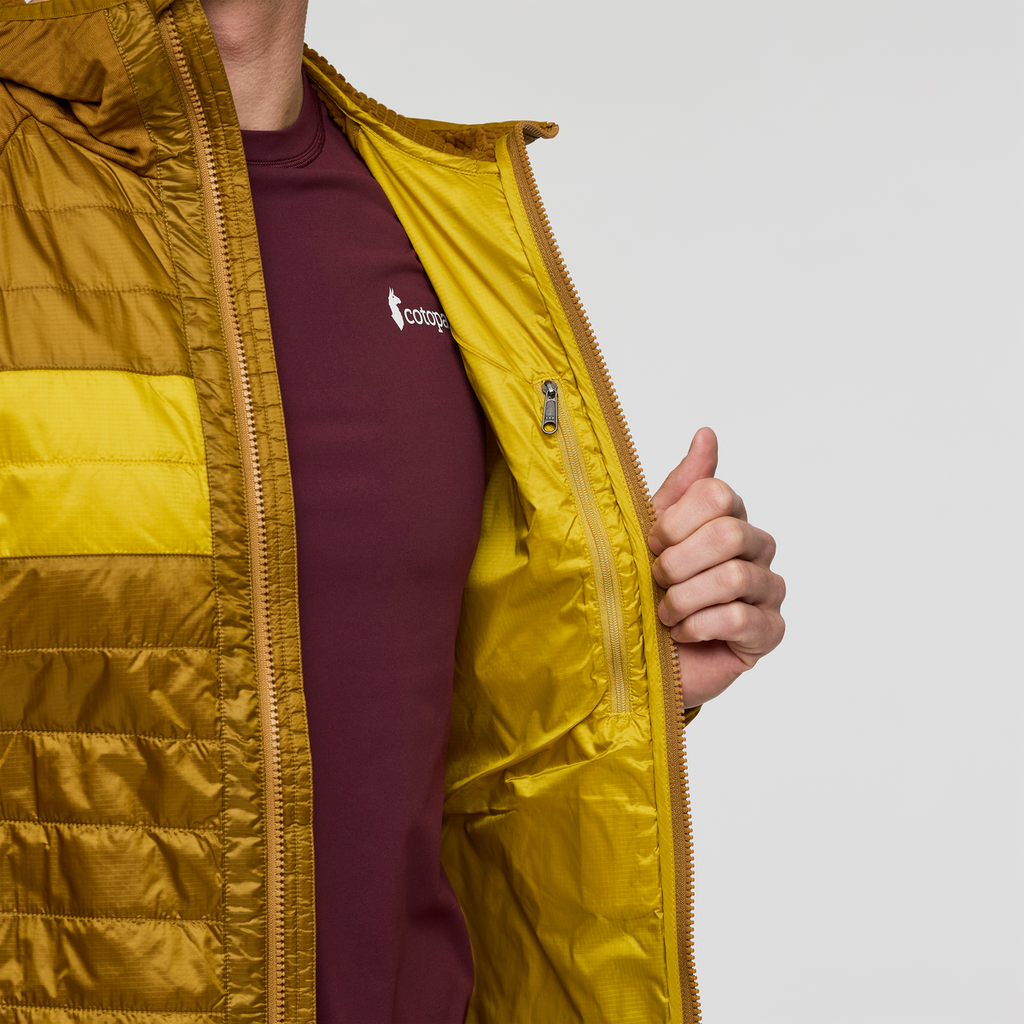 Capa Hybrid Insulated Hooded Jacket - Men's, Bronze, Model Jackson