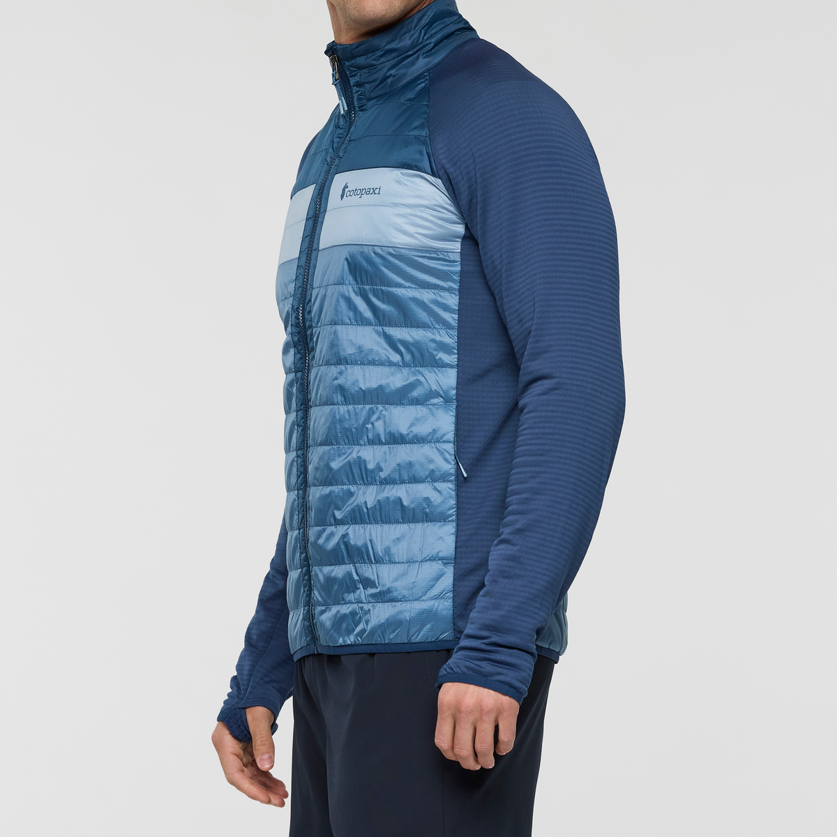 Capa Hybrid Insulated Jacket - Men's, Deep Sea/Fjord, Model Jackson