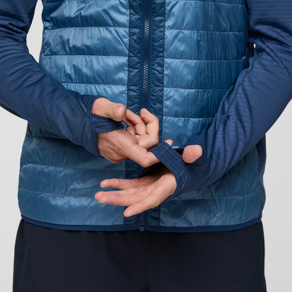 Capa Hybrid Insulated Jacket - Men's, Deep Sea/Fjord, Model Jackson
