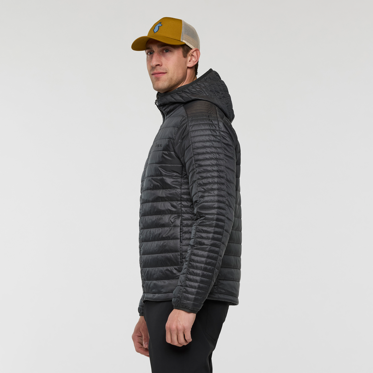 Capa Insulated Hooded Jacket - Men's, Charcoal, Model Jackson
