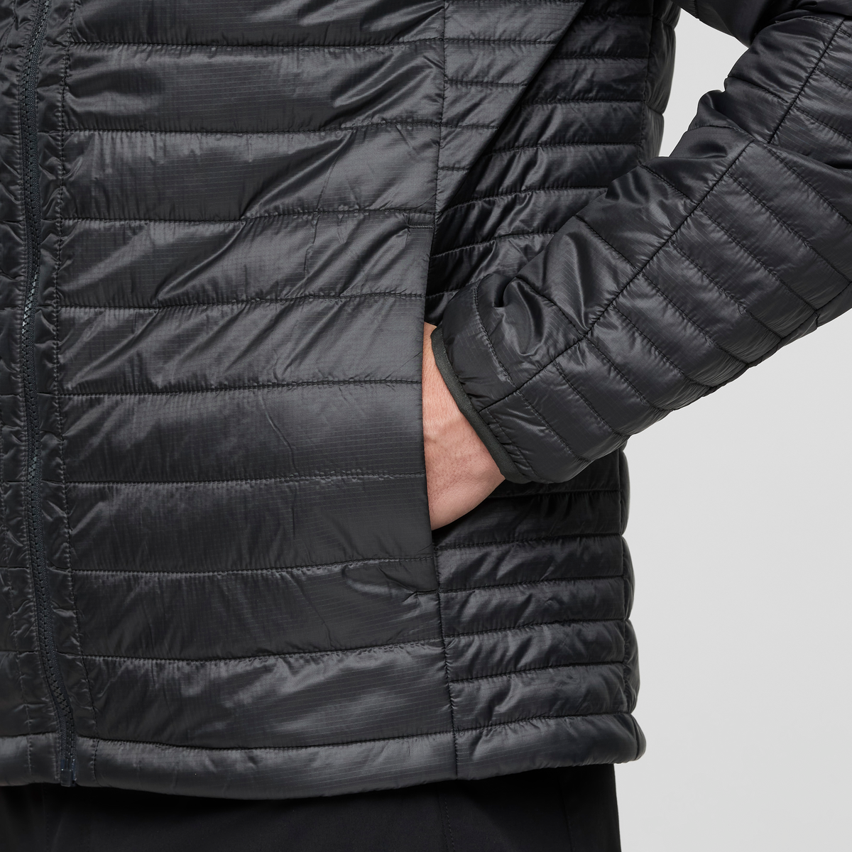 Capa Insulated Hooded Jacket - Men's, Charcoal, Model Jackson