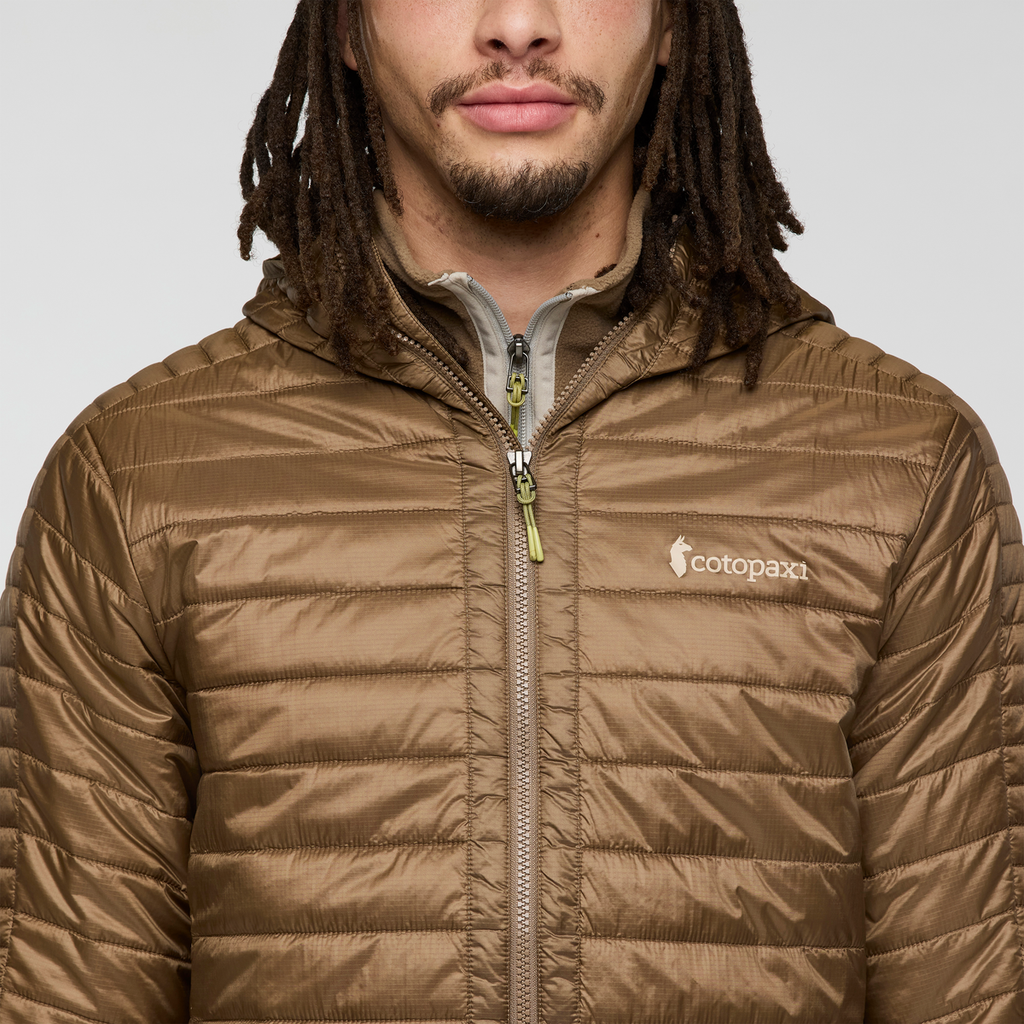 Capa Insulated Hooded Jacket - Men's, Dune, Model Kai