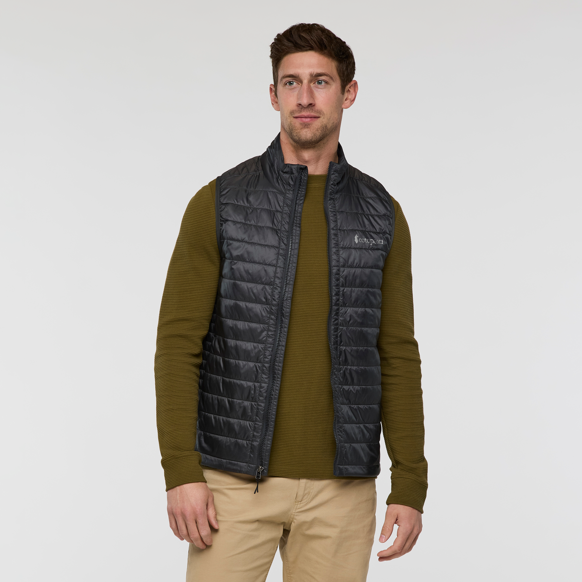 Capa Insulated Vest - Men's, Charcoal, Model Jackson