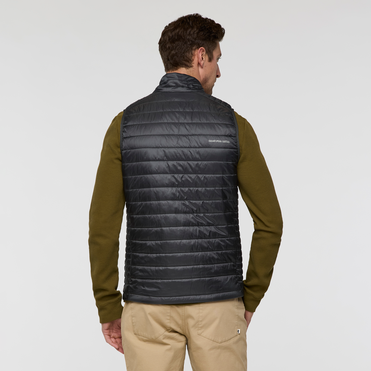 Capa Insulated Vest - Men's, Charcoal, Model Jackson