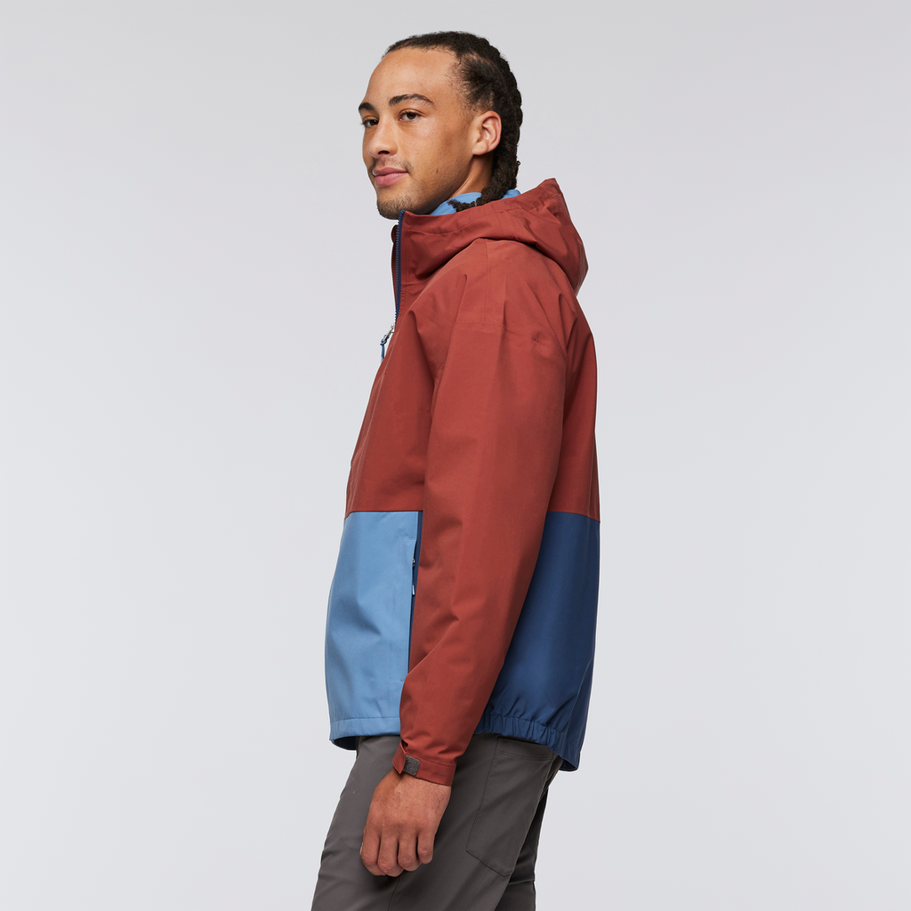 Cielo Rain Jacket - Men's, Nutmeg/Fjord, Model Kai