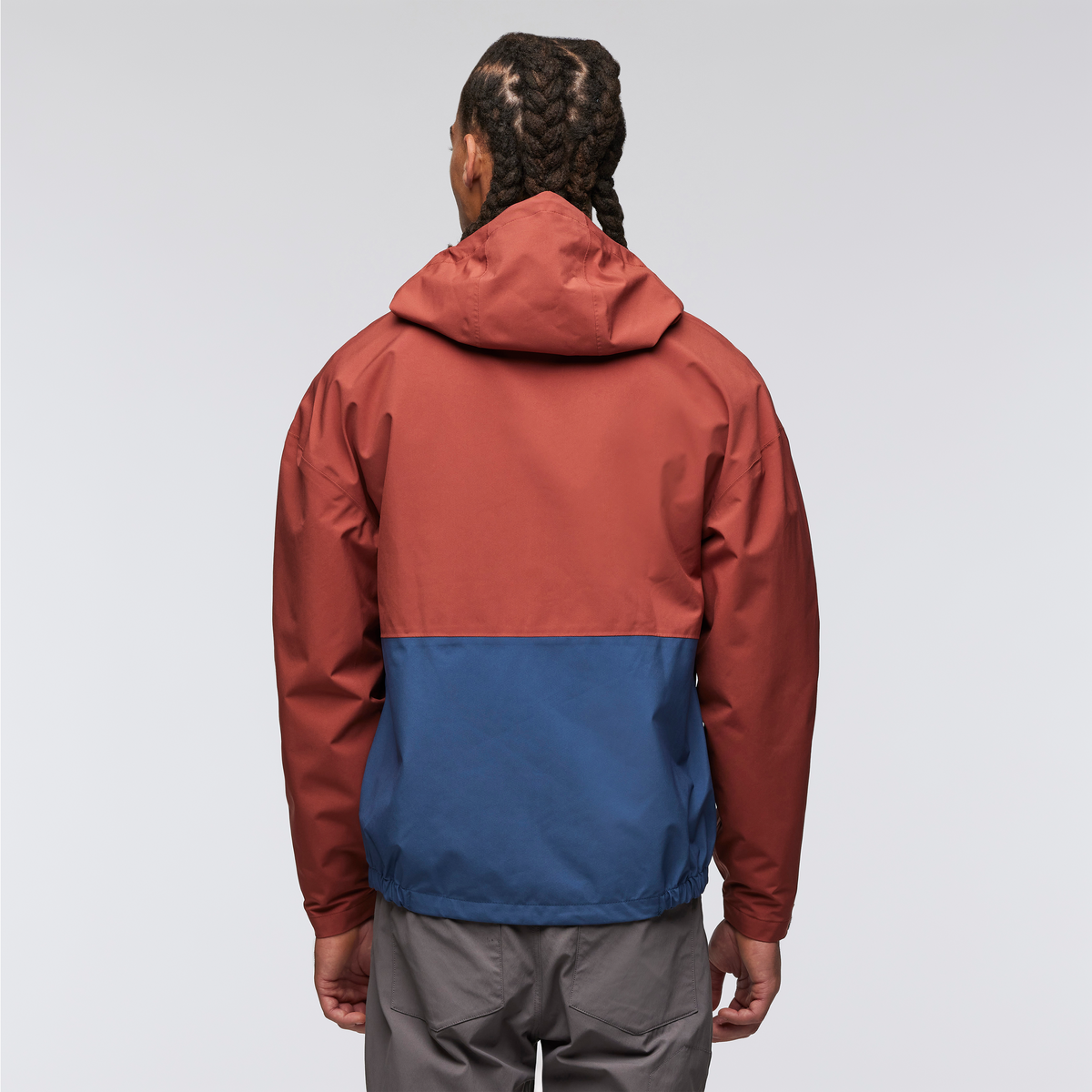 Cielo Rain Jacket - Men's, Nutmeg/Fjord, Model Kai