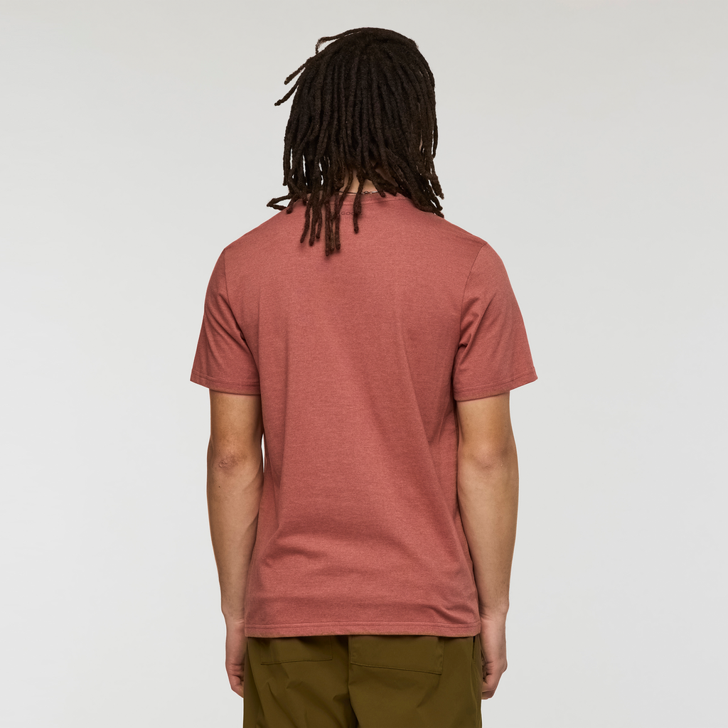 Cotopaxi Llama T-Shirt - Men's, Nutmeg, Model Kai