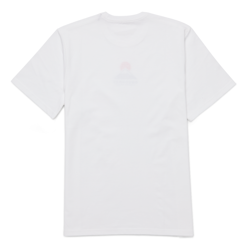 Cotopaxi Mountain T-Shirt - Men's, White, Model Kai