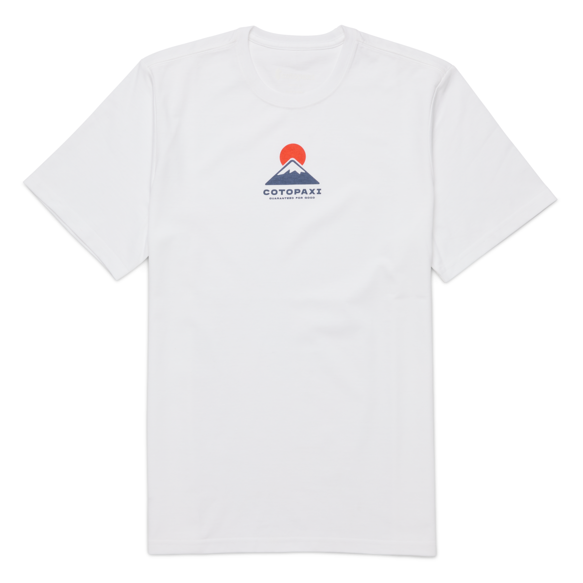 Cotopaxi Mountain T-Shirt - Men's, White, Model Kai