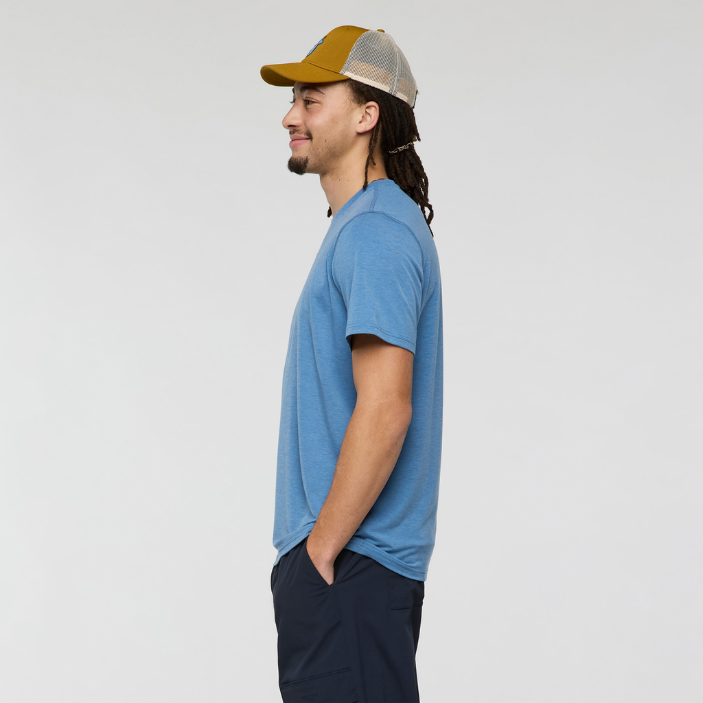 Empaca Crew T-Shirt - Men's, Fjord, Model Kai